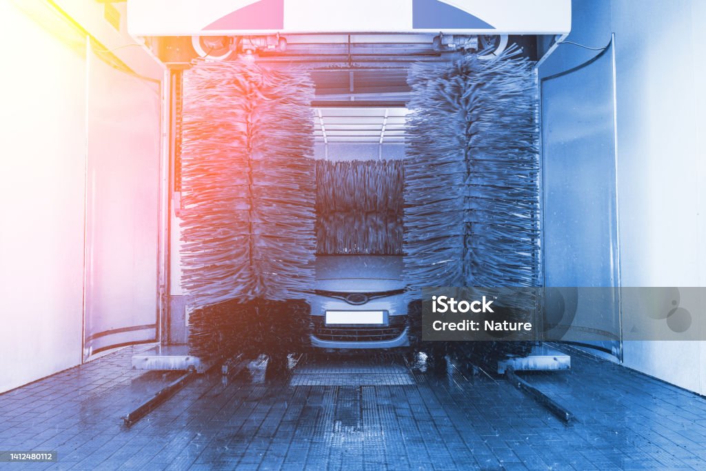 "Before-and-after results of a full service car wash"
